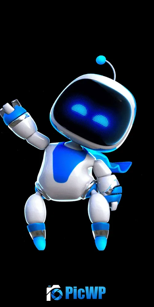 Astro Bot AMOLED 3K Mobile Wallpaper