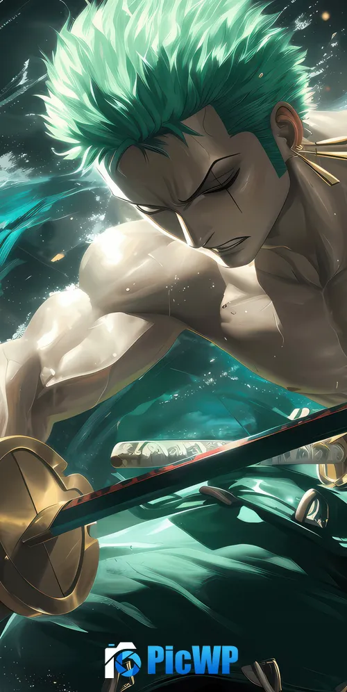 Roronoa Zoro Muscular 3K Mobile Wallpaper