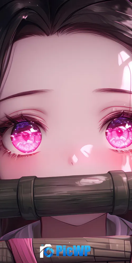 Nezuko Kamado Cute art 3K Mobile Wallpaper