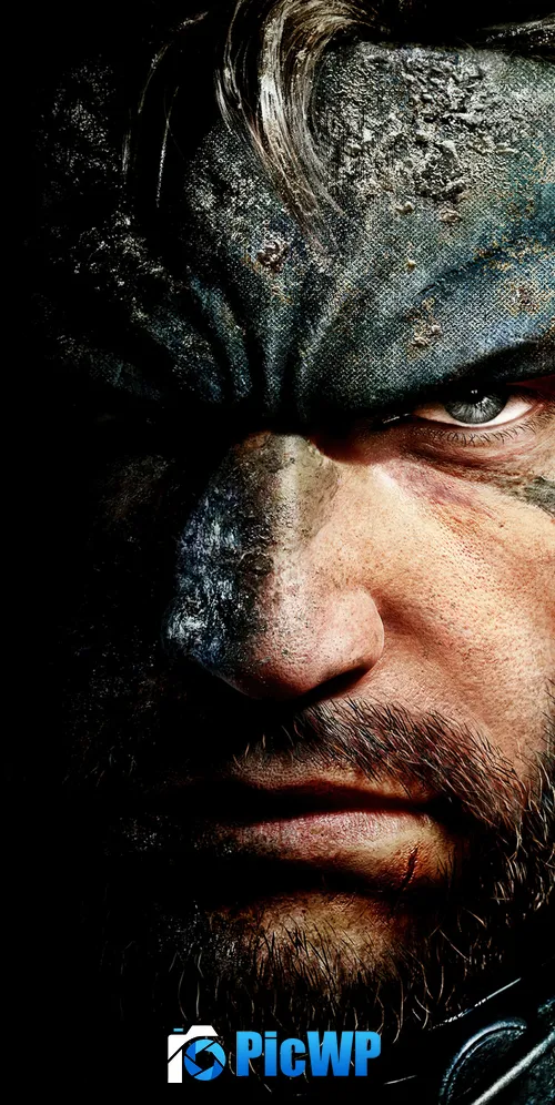 Metal Gear Solid Delta: Snake Eater Black background 3K Mobile Wallpaper