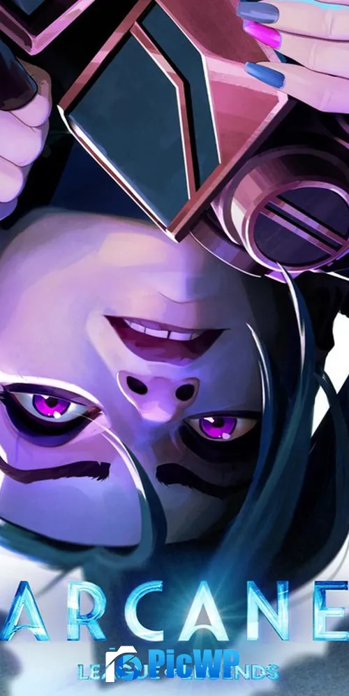 Jinx in Arcane Season 2 3K Mobile Wallpaper