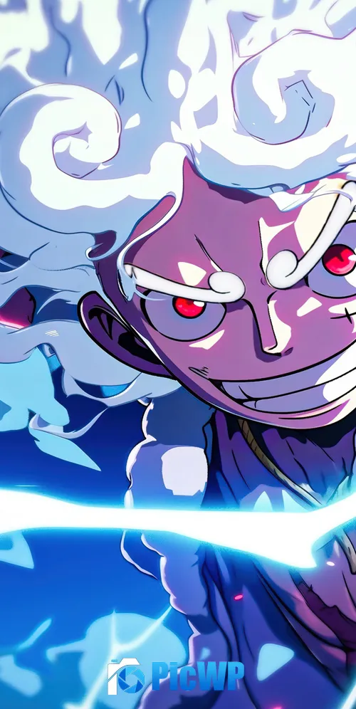 Gear 5 Luffy Artwork 3K Mobile Wallpaper