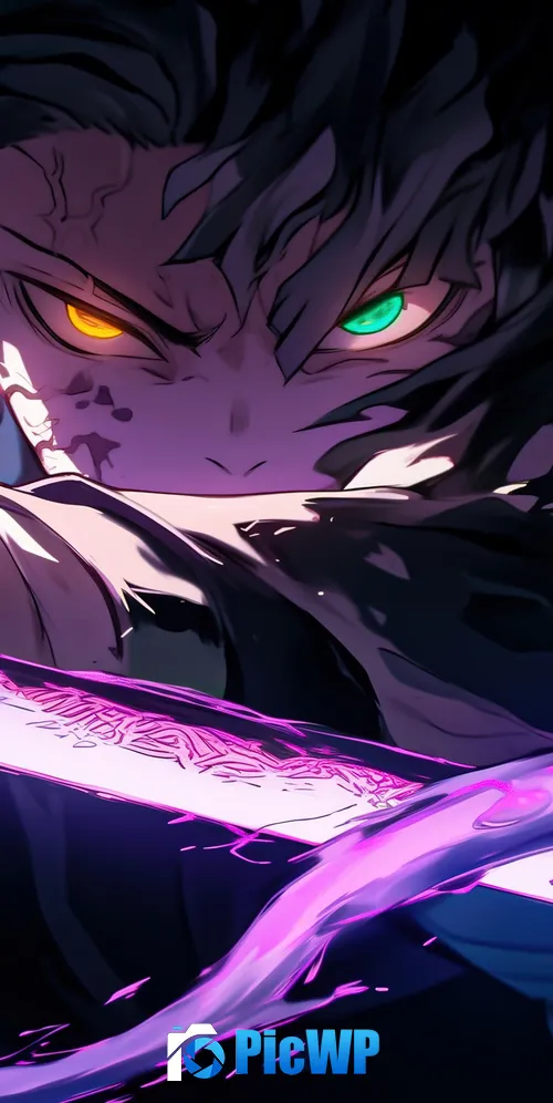 Tanjiro Kamado Colorful anime 3K Mobile Wallpaper