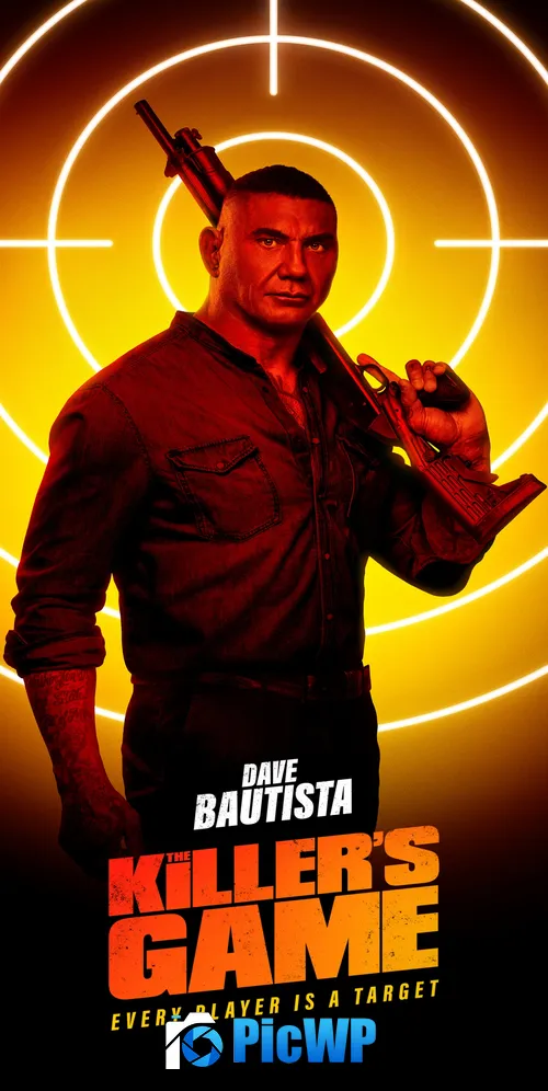 Dave Bautista The Killer's Game 3K Mobile Wallpaper