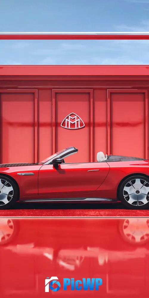 Mercedes-Maybach SL 680 Monogram Series 2024 3K Mobile Wallpaper