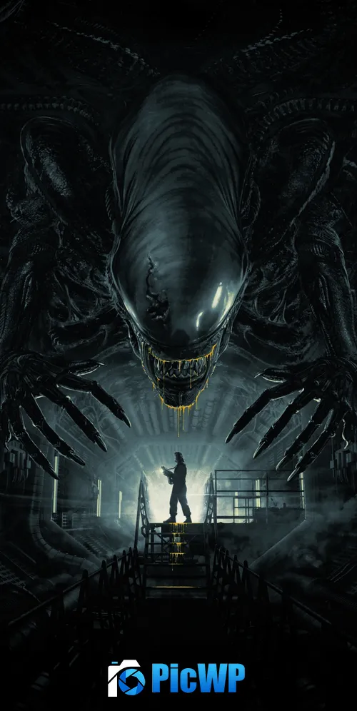 Alien: Romulus Dark theme 3K Mobile Wallpaper