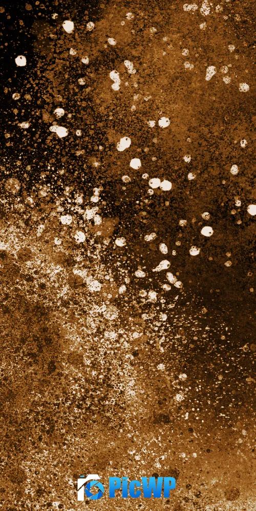 Explosion Golden yellow 3K Mobile Wallpaper