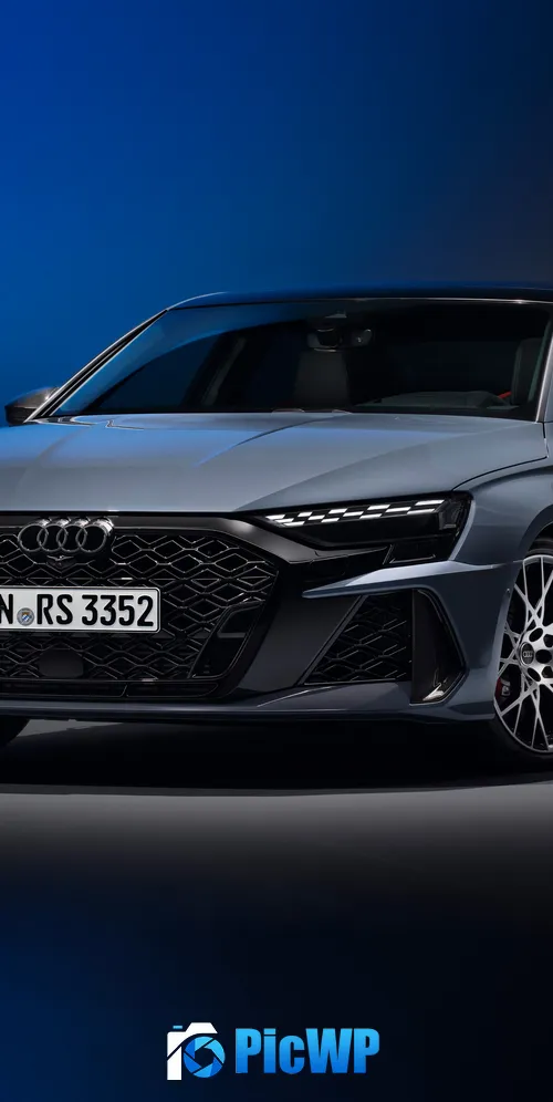 Audi RS 3 Sedan 2024 3K Mobile Wallpaper