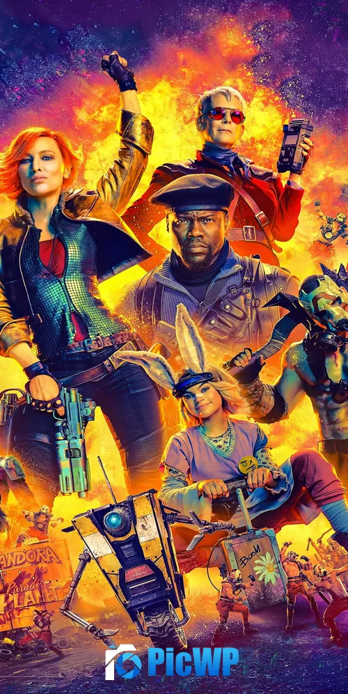 Borderlands Movie poster 3K Mobile Wallpaper