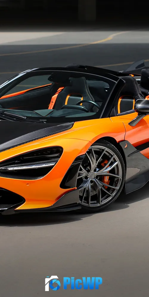 TopCar McLaren 720S Spider Fury 3K Mobile Wallpaper