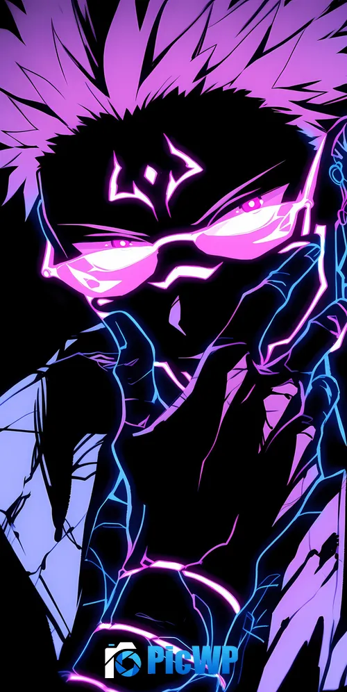 Satoru Gojo Pink aesthetic 3K Mobile Wallpaper