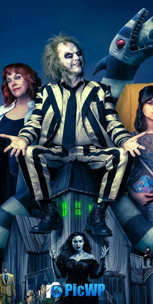 Beetlejuice Beetlejuice 2024 Movies 3K Mobile Wallpaper