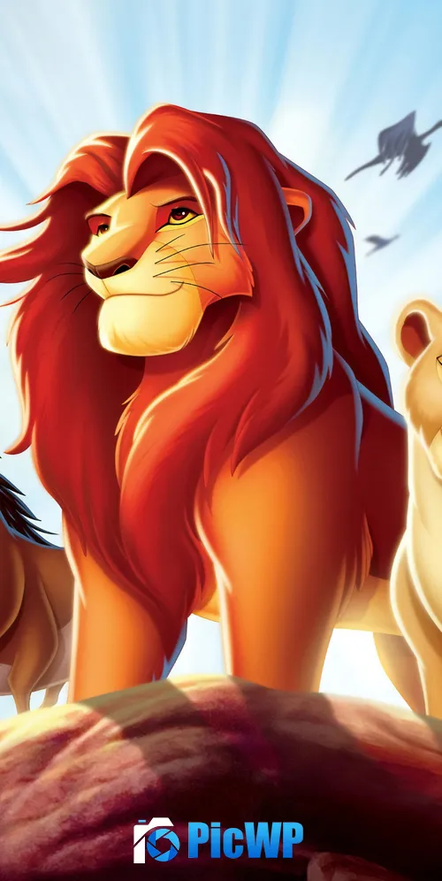 The Lion King Animation 3K Mobile Wallpaper