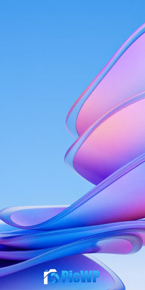 Layers 3D background 3K Mobile Wallpaper