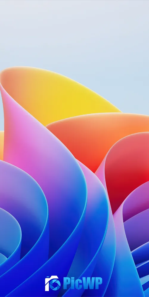 Bloom Abstract background 3K Mobile Wallpaper