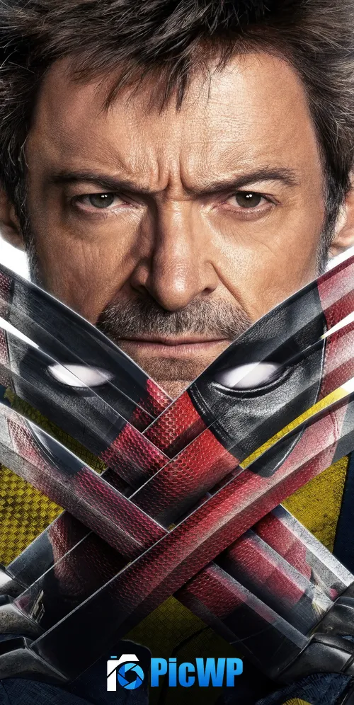 Hugh Jackman Deadpool & Wolverine 3K Mobile Wallpaper
