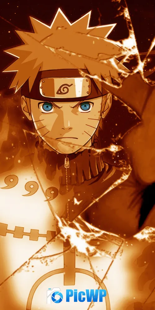 Naruto Uzumaki Nine tailed fox 3K Mobile Wallpaper