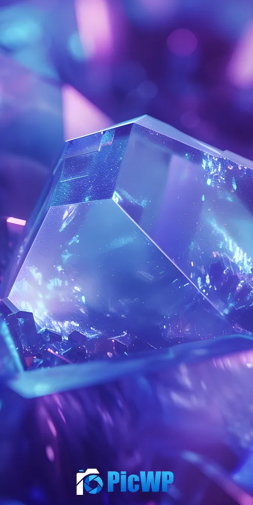 Sparkling Gemstone 3K Mobile Wallpaper