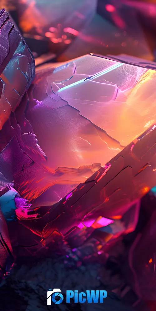 Gemstone Crystals 3K Mobile Wallpaper