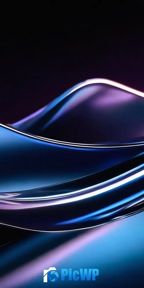 Abstract design Waves 3K Mobile Wallpaper
