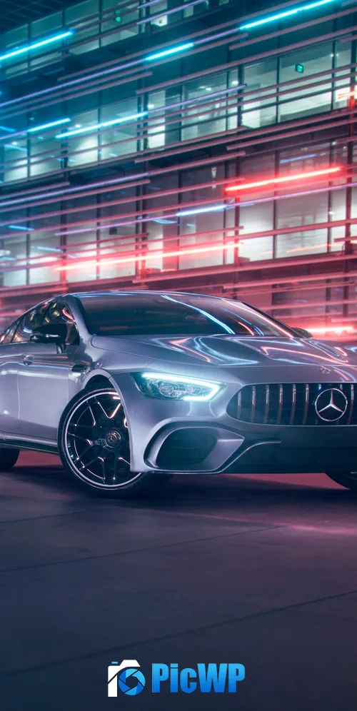 Mercedes-AMG GT4 3K Mobile Wallpaper