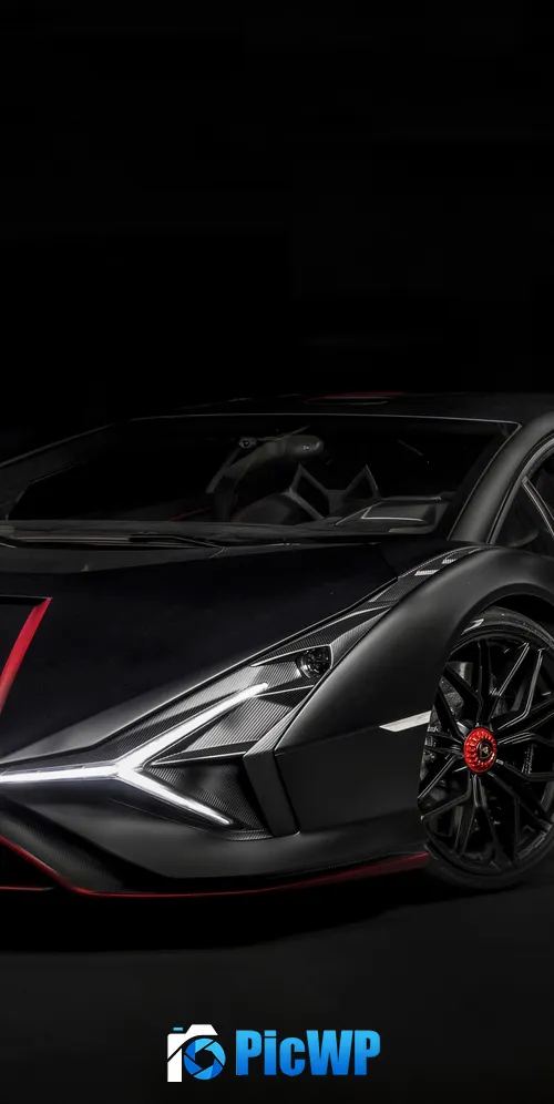 Lamborghini Sián FKP 37 Dark aesthetic 3K Mobile Wallpaper