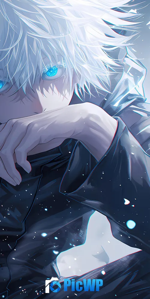Satoru Gojo Blue eyes 3K Mobile Wallpaper