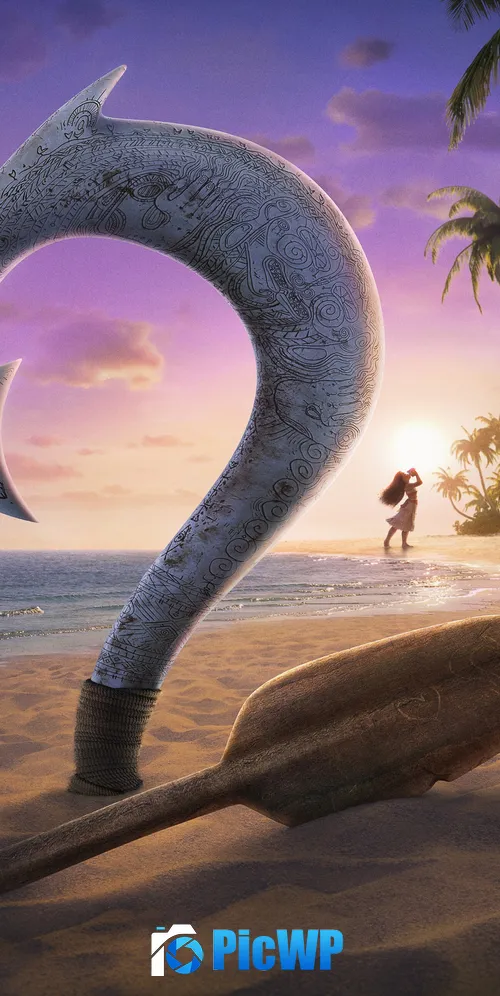 Moana 2 2024 3K Mobile Wallpaper
