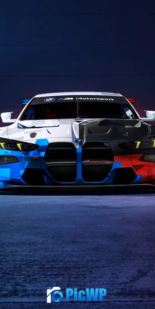 BMW M4 GT3 EVO 2024 3K Mobile Wallpaper