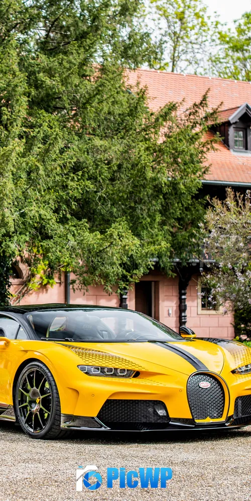 Bugatti Type 55 & Bugatti Chiron Super Sport 55 One of One 3K Mobile Wallpaper