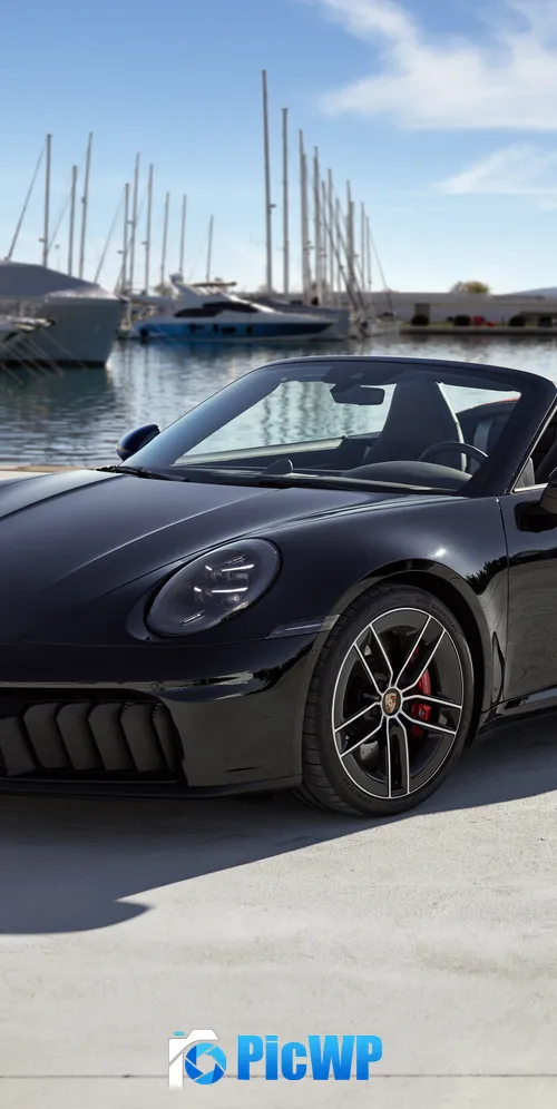 Porsche 911 Carrera GTS Cabriolet 2024 3K Mobile Wallpaper