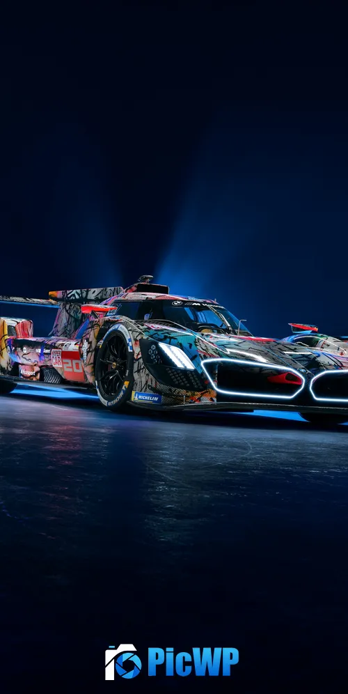 BMW Art car 3K Mobile Wallpaper