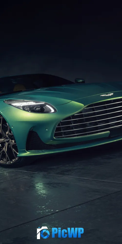 Aston Martin DB12 3K Mobile Wallpaper