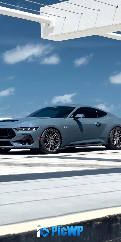 Ford Mustang GT Outdoor 3K Mobile Wallpaper