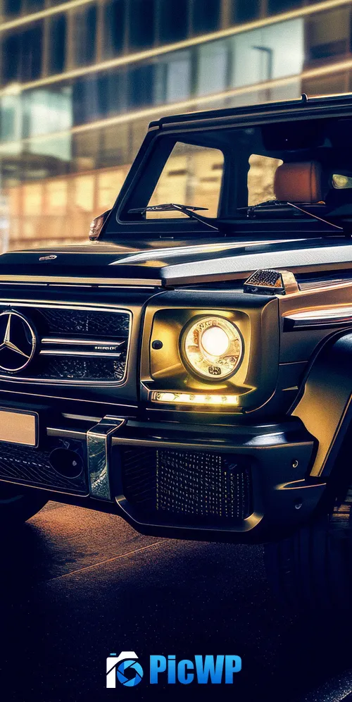 Mercedes-Benz AMG G 63 City night 3K Mobile Wallpaper