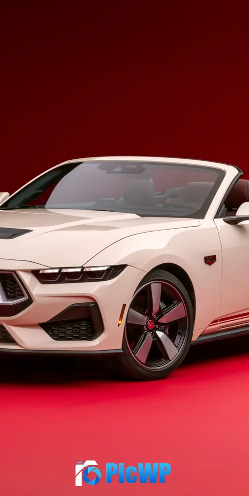 Ford Mustang GT Convertible Anniversary Package 2024 3K Mobile Wallpaper