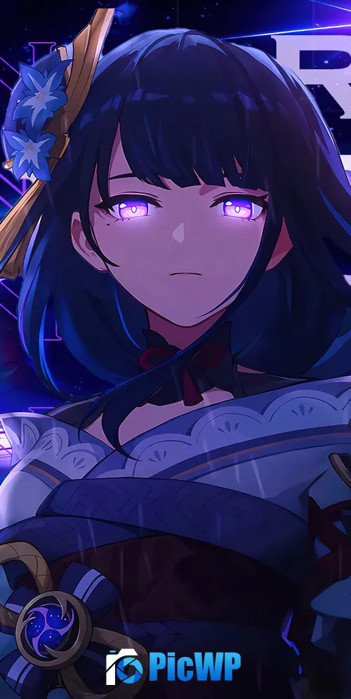 Raiden Shogun 3K Mobile Wallpaper