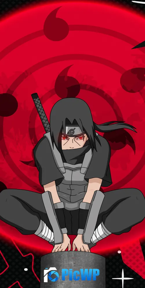 Itachi Uchiha Ultrawide 3K Mobile Wallpaper