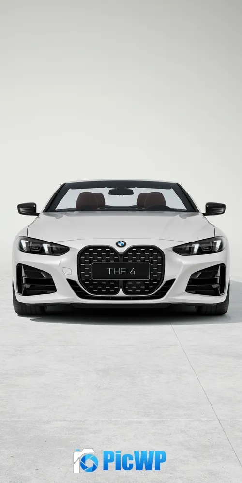 BMW 430i Cabrio M Sport 2024 3K Mobile Wallpaper