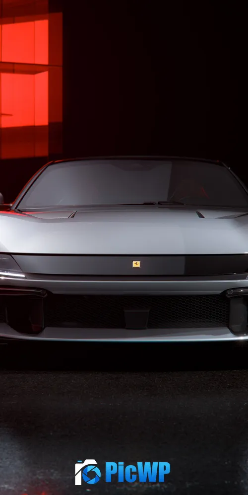 Ferrari 12Cilindri Sports car 3K Mobile Wallpaper