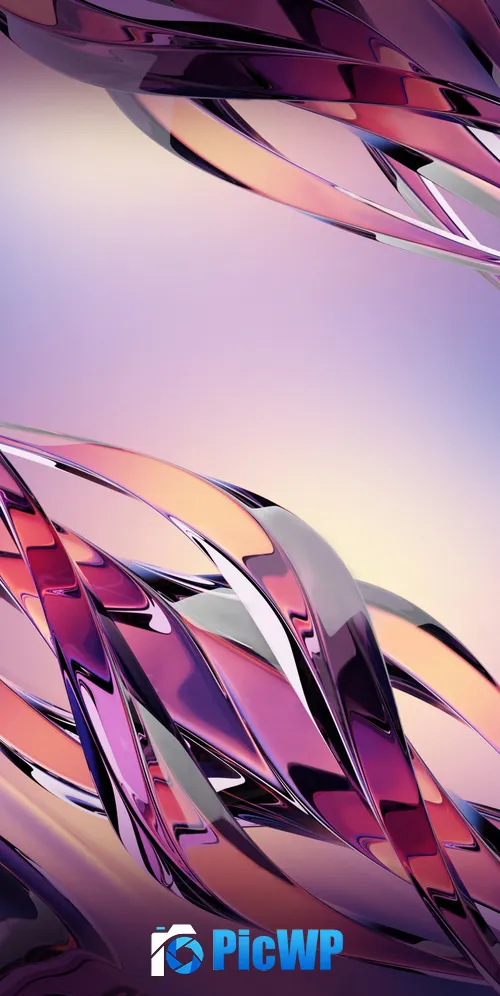 Glossy Abstract design 3K Mobile Wallpaper