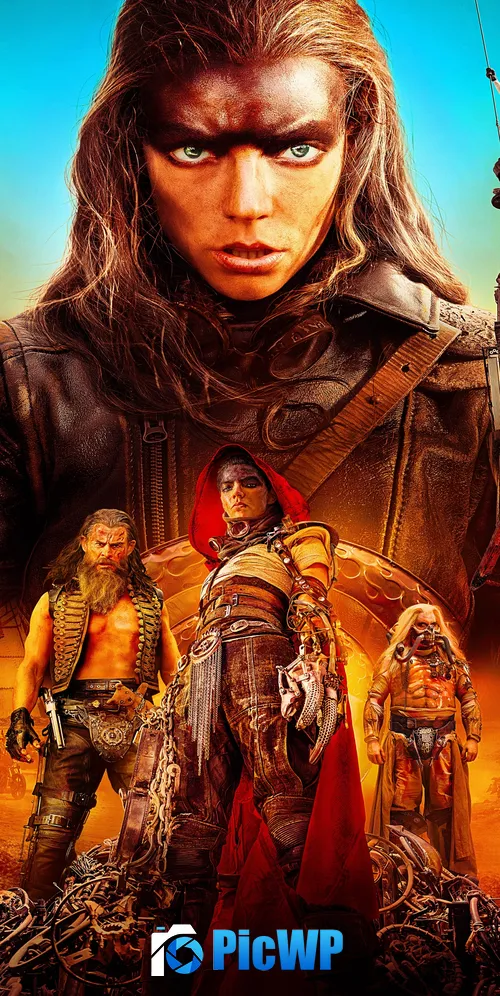 Furiosa: A Mad Max Saga iPhone Poster 3K Mobile Wallpaper