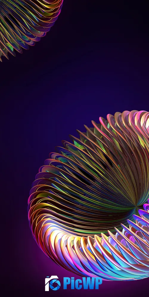 3D Render Abstract art 3K Mobile Wallpaper