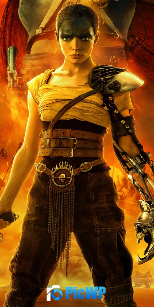 Anya Taylor-Joy Furiosa: A Mad Max Saga 3K Mobile Wallpaper