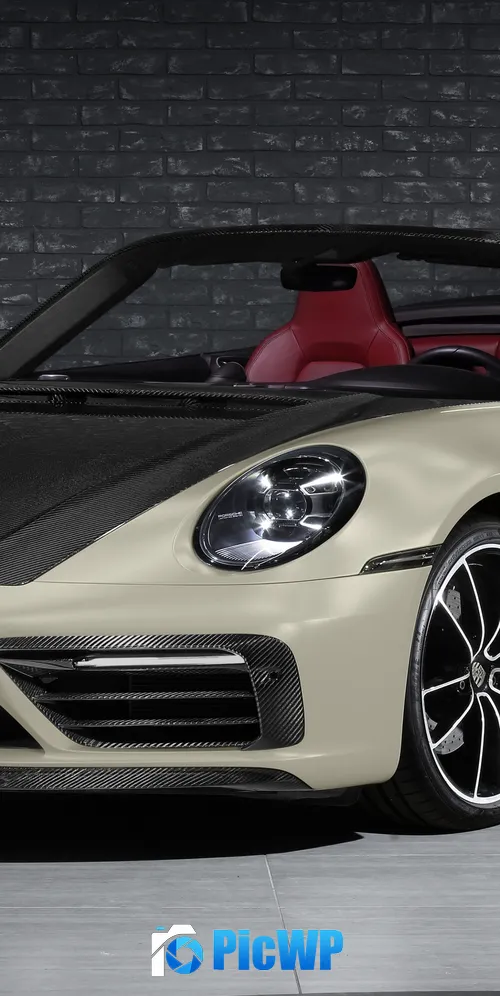 Porsche 911 Carrera Cabriolet TopCar Design 3K Mobile Wallpaper