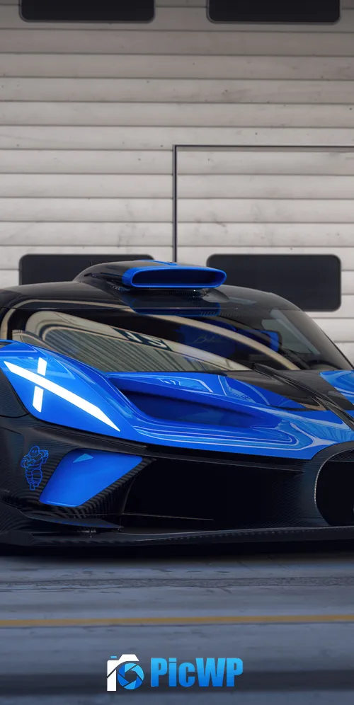 Hypercar Bugatti Bolide 3K Mobile Wallpaper