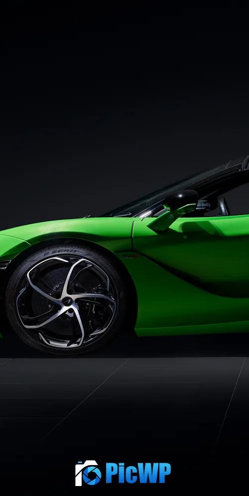 McLaren 750S Spider Dark background 3K Mobile Wallpaper