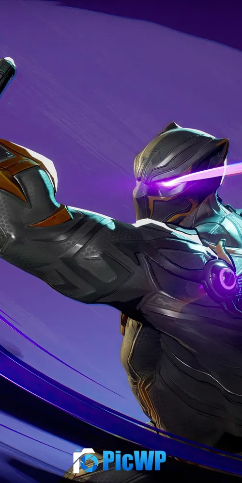 Black Panther Marvel Rivals 3K Mobile Wallpaper