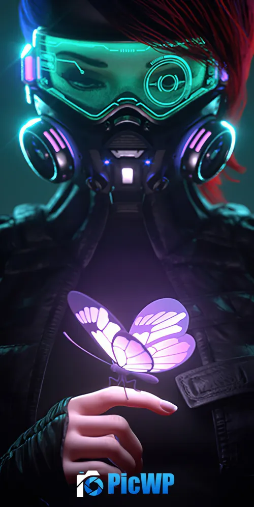 Apocalypse Butterfly 3K Mobile Wallpaper