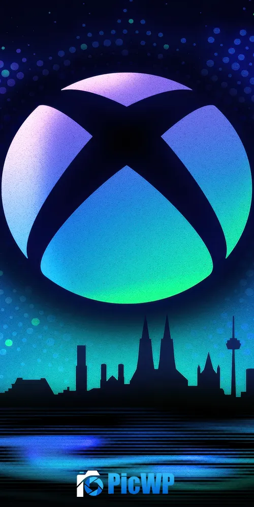 Xbox logo Neon 3K Mobile Wallpaper